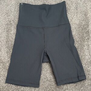 Athleta High-Waisted Black Bike Shorts